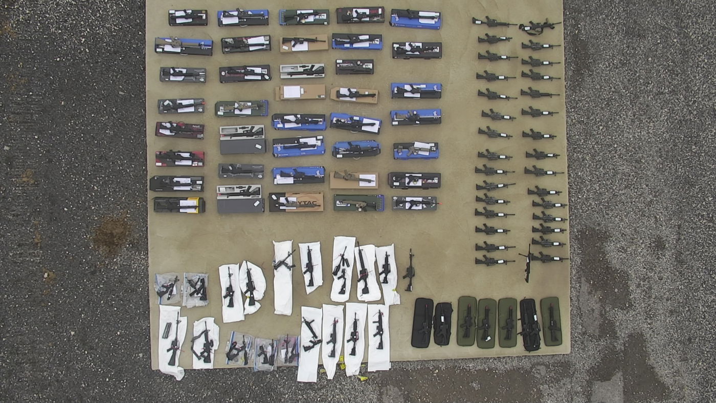 חלק מהנשק שנתפס