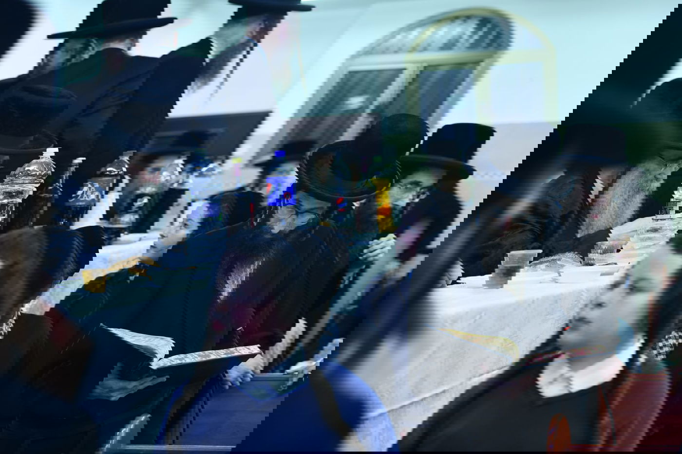 ב'מאקווא' בבני ברק ציינו 'יארצייט' לגאב"ד