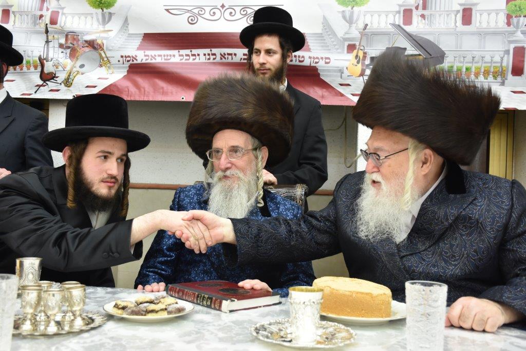 שמחת ה'תנאים' בחצרות מעליץ - האלמין - דעעש י"ם