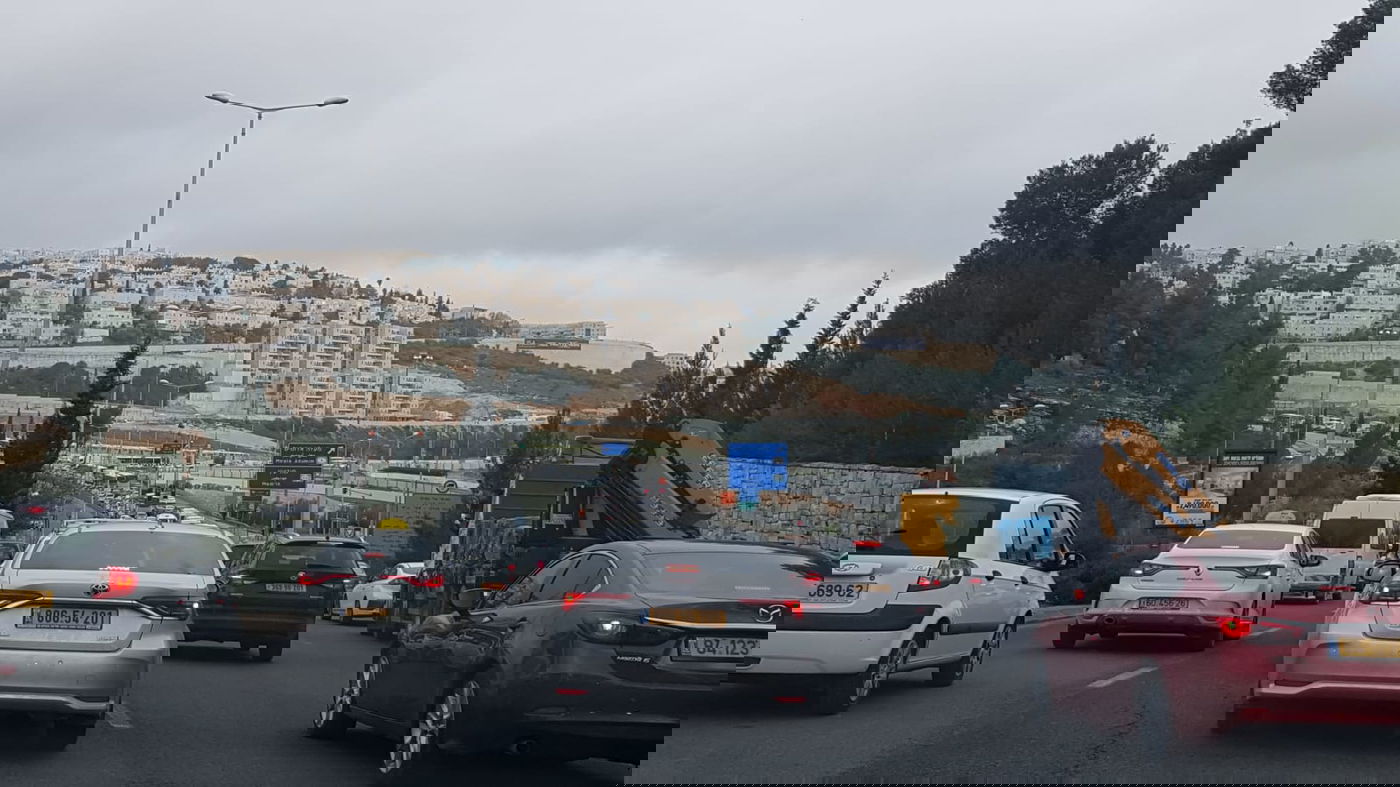 הפקקים הבוקר בשעה 11