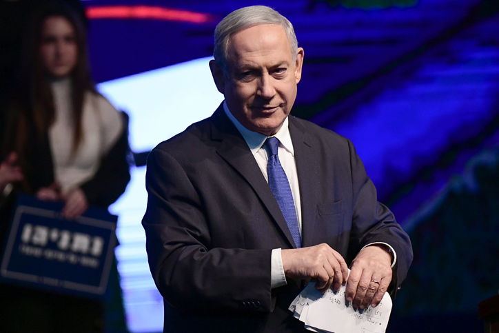 נתניהו ידע מההקלטות של יועצו של בני גנץ