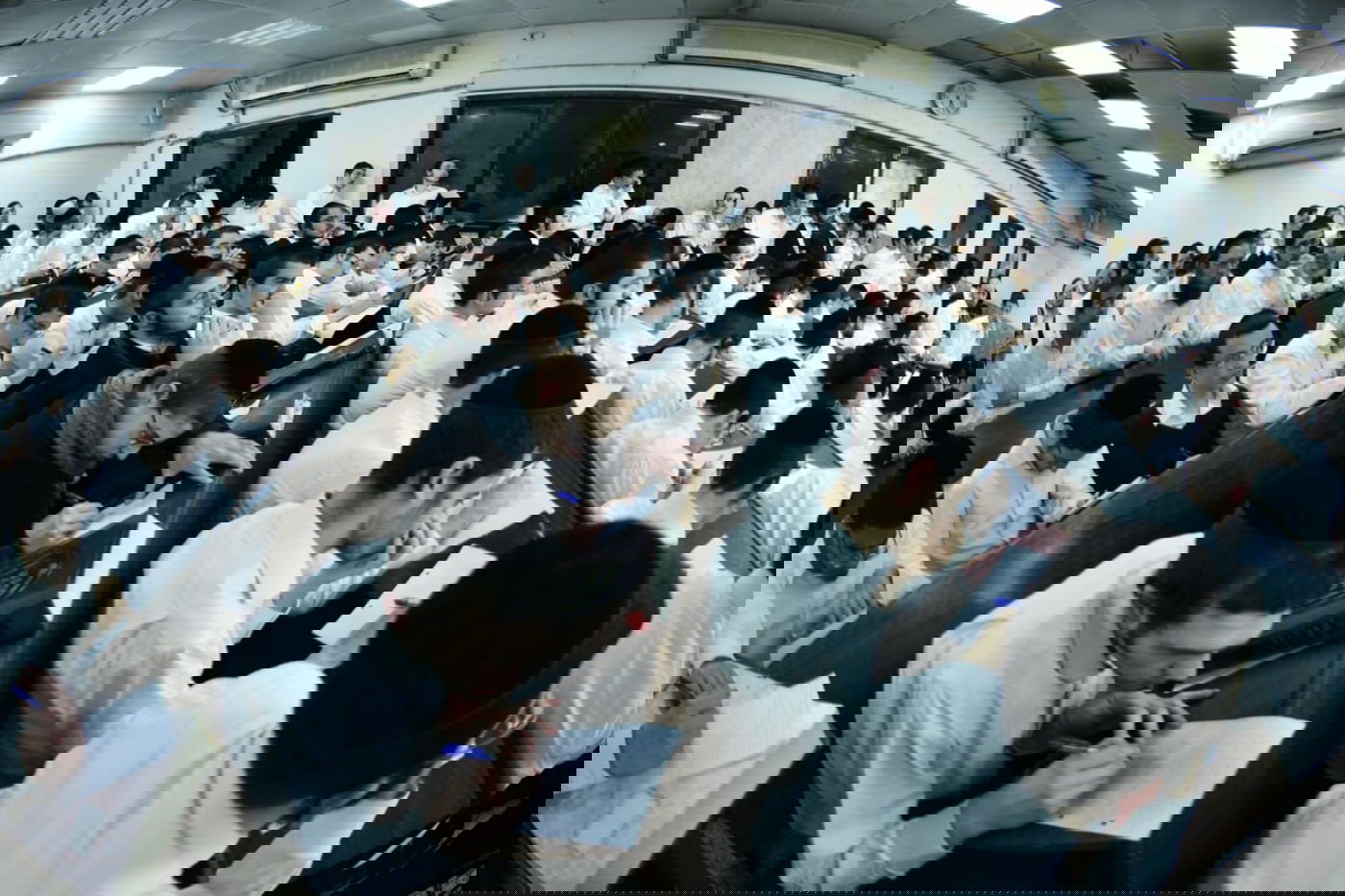 הגר"ג מסר שיעור והמריץ: "לקדש שם שמיים"