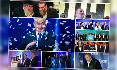 כך נראה הלילה של המפלגות • תיעוד ענק