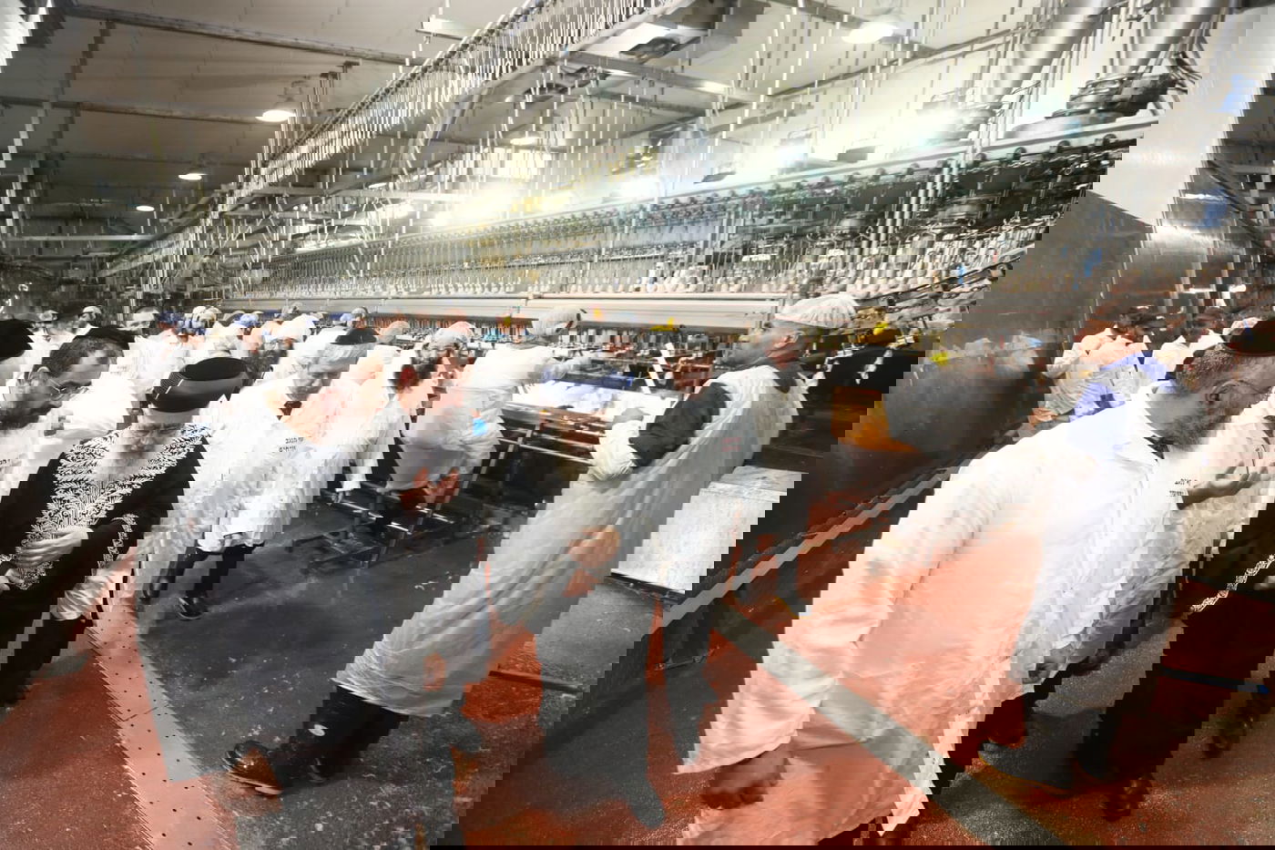 תיעוד: הביקור של הראשון לציון במשחטות