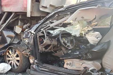 זירת התאונה