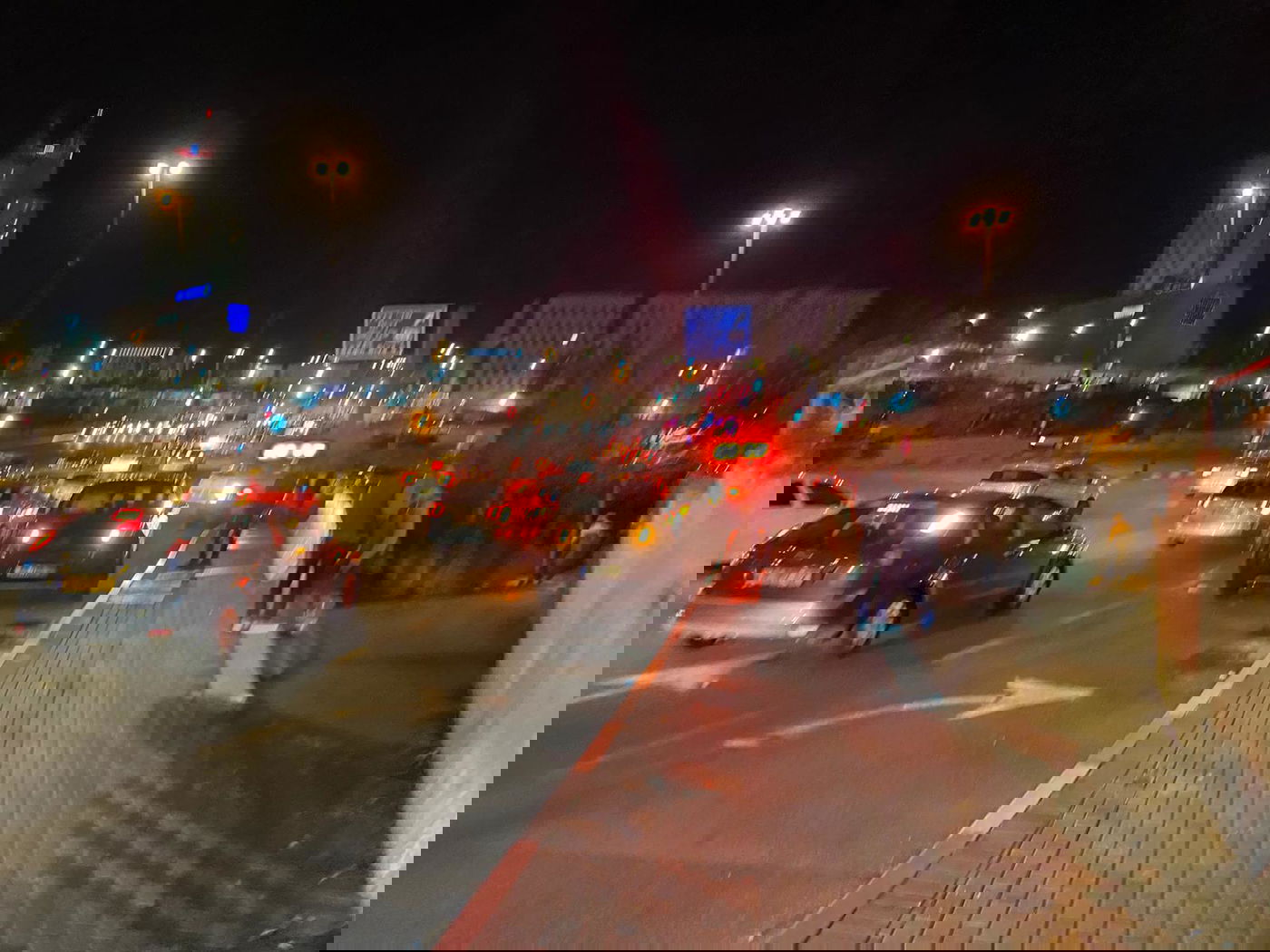 השיירה של נתניהו היתה מעורבות בתאונה