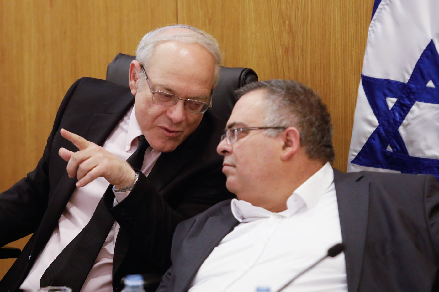 השופט הנדל וח"כ ביטן. ארכיון