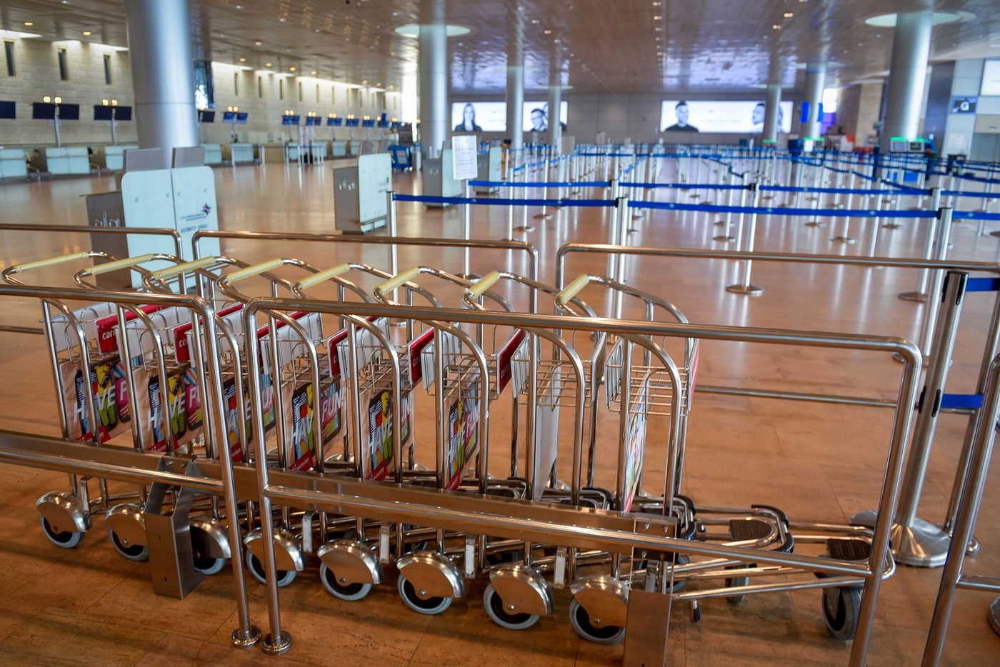 נתב"ג. ריק מנוסעים