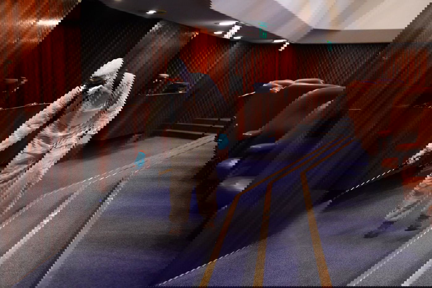 חיטוי מליאת הכנסת, אמש