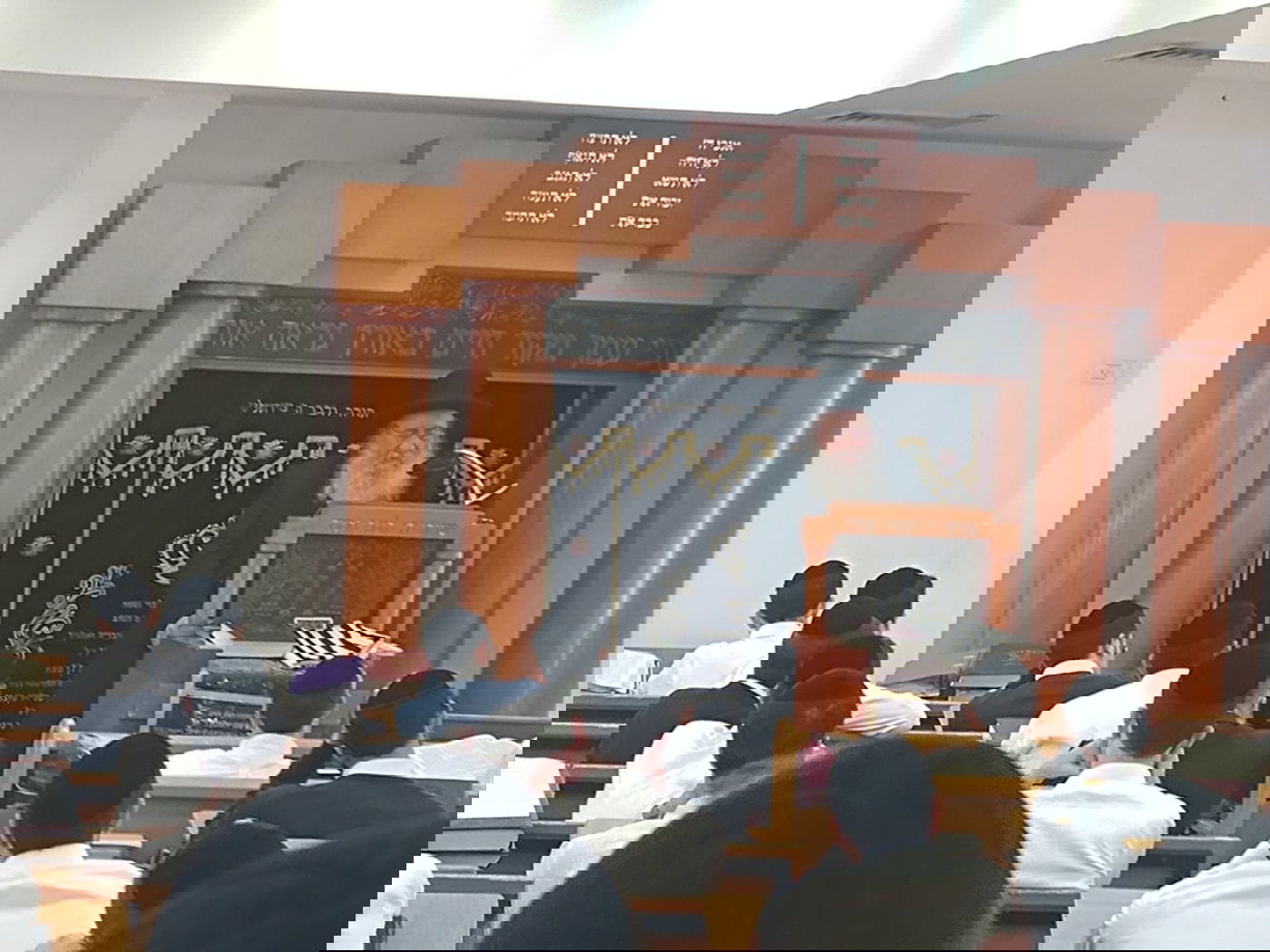 הגר''ב, בהודעתו (באדיבות המצלם, ללא קרדיט)