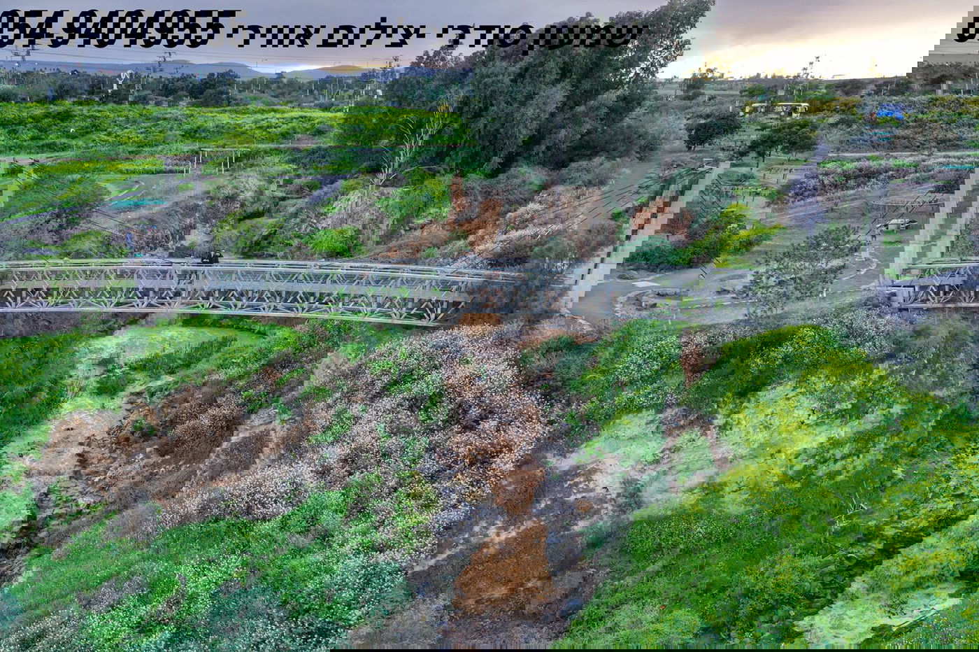 צפו בזרימה החזקה בנחל חרוד ליד בית שאן