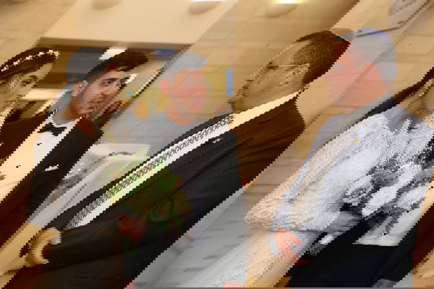 מזל טוב: חתונה בלשכה של משה ליאון. צפו