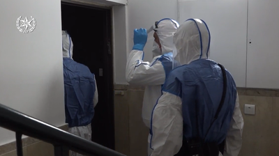 ממוגנים: השוטרים פעלו נגד חולה שסירב להתפנות