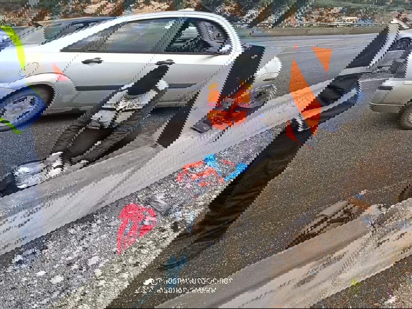 כביש 9: רכב התהפך בכניסה לרמת שלמה