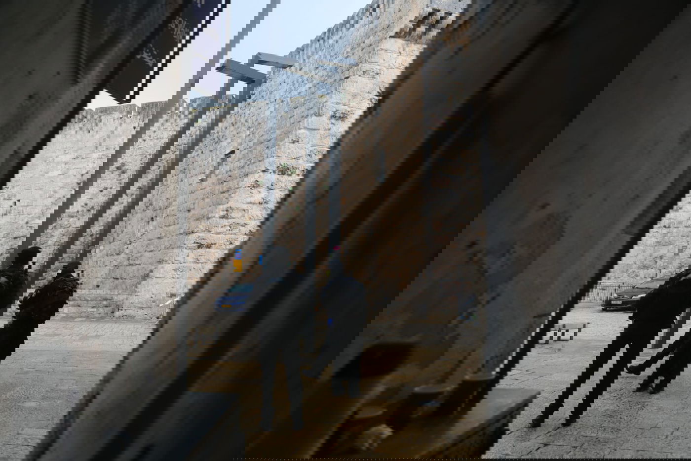 בהלת הקורונה: שער יפו נחסם למעבר אדם