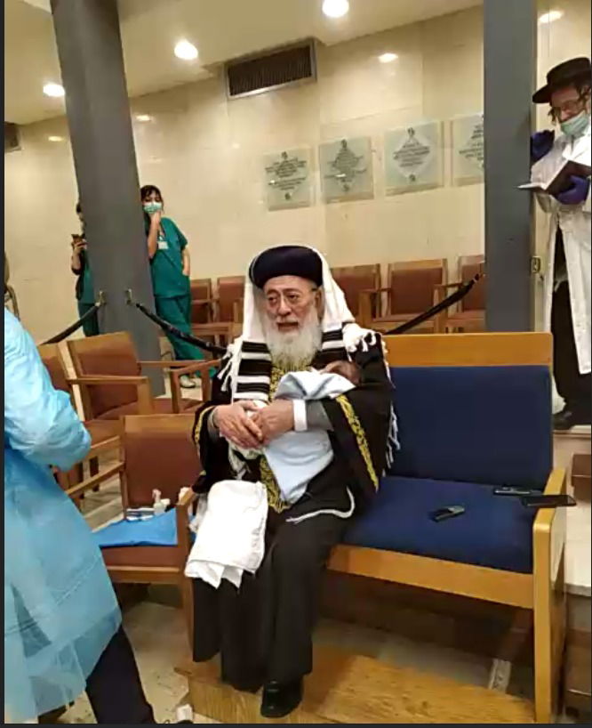 היולדת החולה בקורונה צפתה בבידוד בברית לבנה