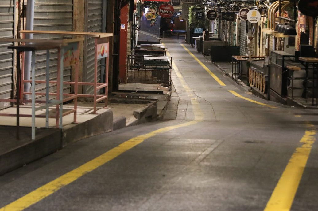 שוק מחנה יהודה, הלילה