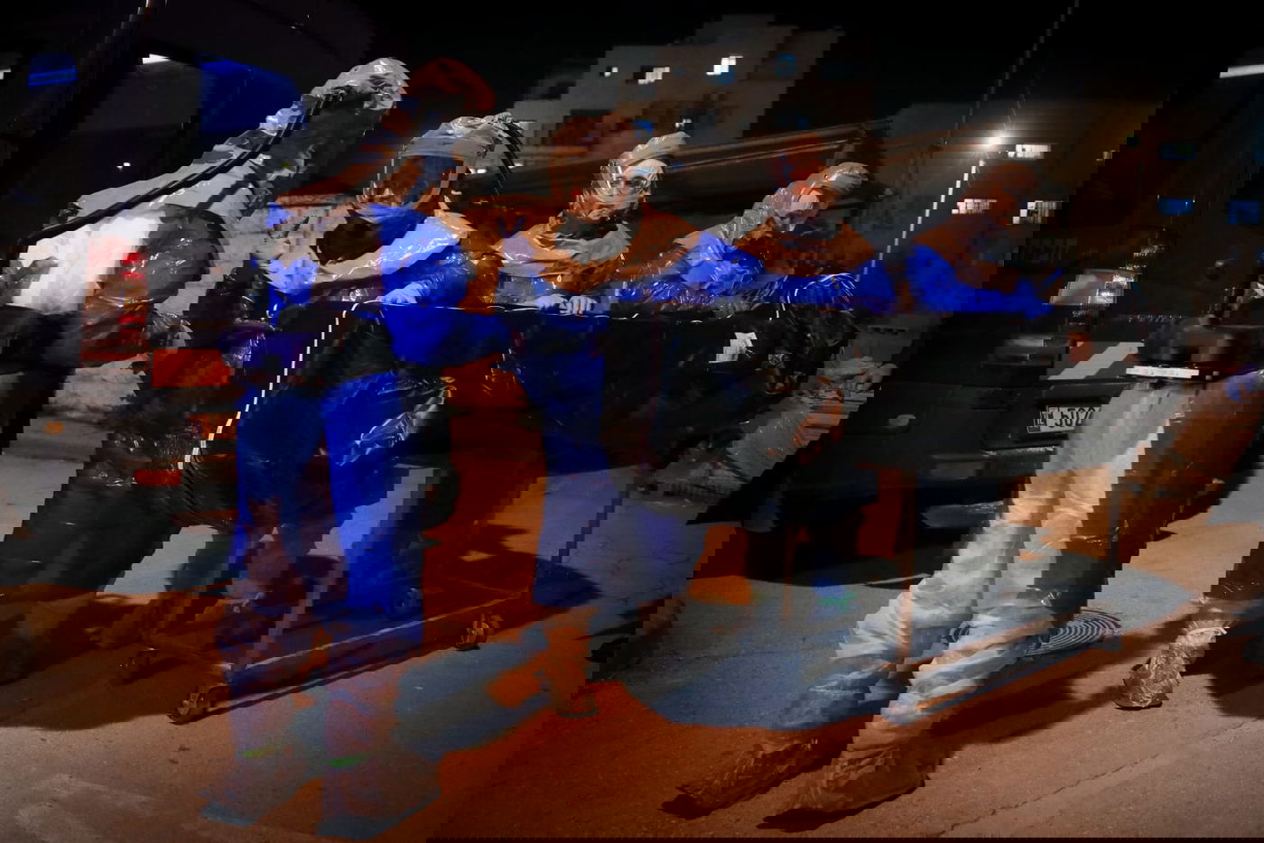 תיעוד מ'שמגר': מסע הלוויה של חולה 'קורונה'