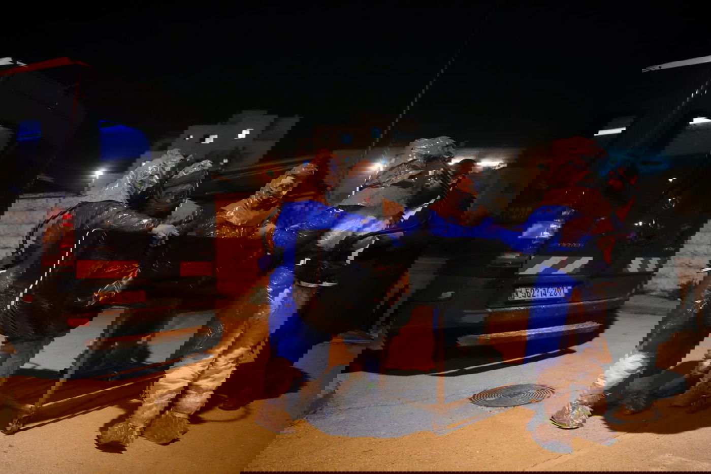 תיעוד מ'שמגר': מסע הלוויה של חולה 'קורונה'