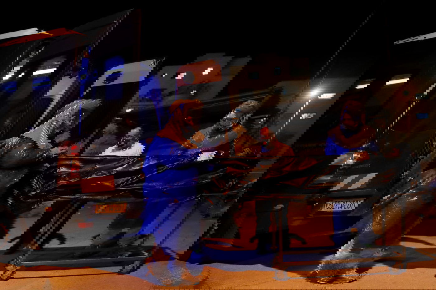 תיעוד מ'שמגר': מסע הלוויה של חולה 'קורונה'