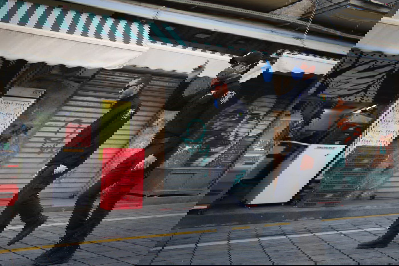 השוטרים הציבו מחסומים וסגרו את שוק מחנה יהודה