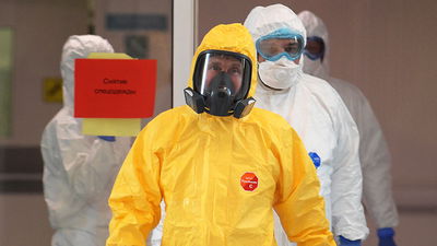 פוטין ביקר בבית החולים של חולי ה'קורונה'