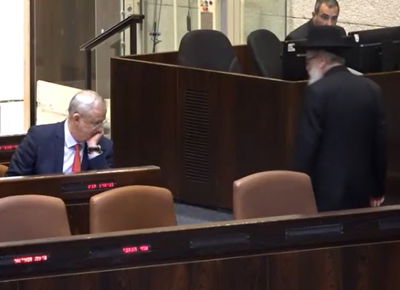 יו"ר יהדות התורה עם גנץ, לפני שעה קלה