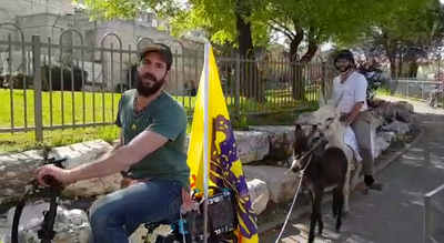 כשהמשיח על החמור הגיע לגאול אותנו מהקורונה • צפו