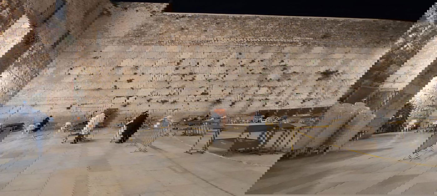 תיעוד עצוב: ראש חודש ריק בכותל המערבי