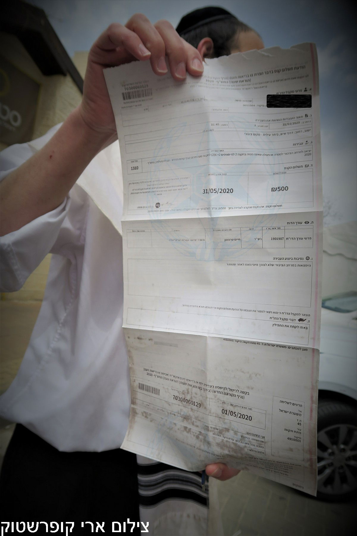 שוטרים פשטו על ה'שטיבלך' וקנסו מתפללים