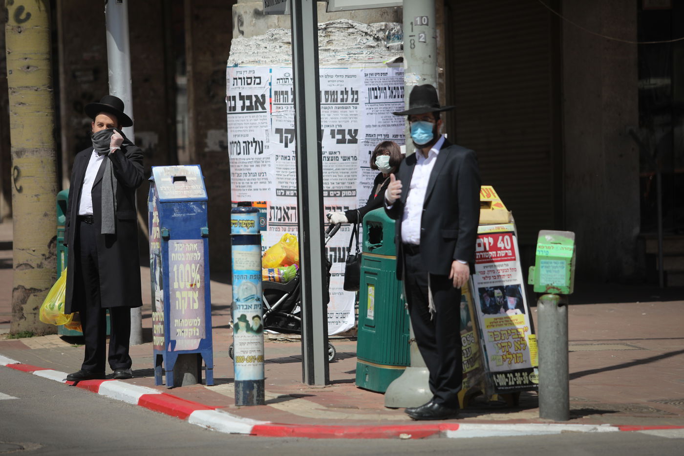 גלריה נרחבת: העיר בני ברק תחת הסגר