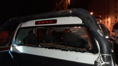 שוב: קיצונים רגמו באבנים דוגמים של מד"א