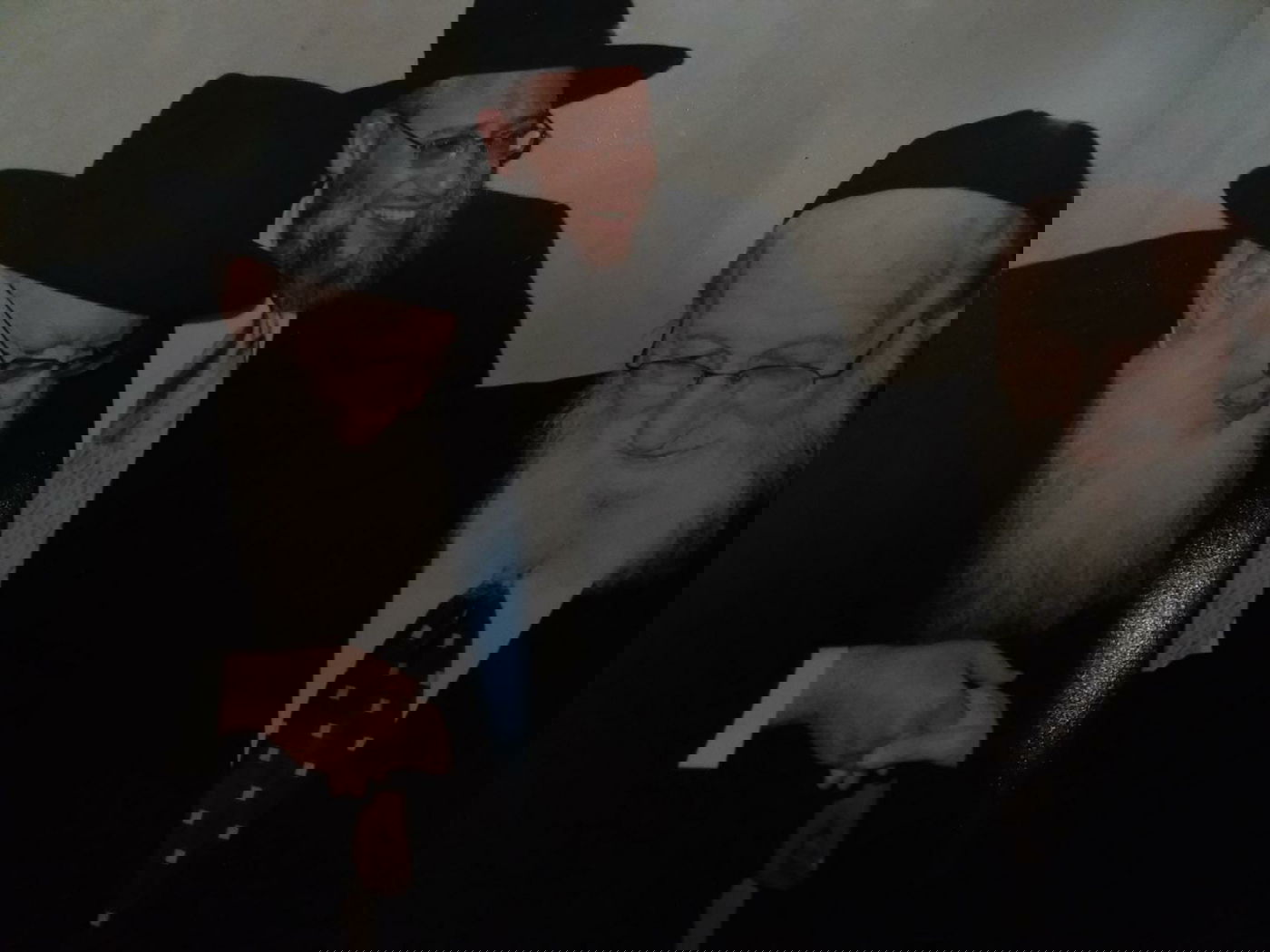 המנוח עם דודו הגרח"פ שיינברג זצ"ל