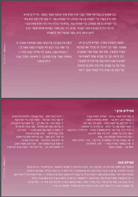 התפילות שהנשים תאמרנה בזמן השידור חי