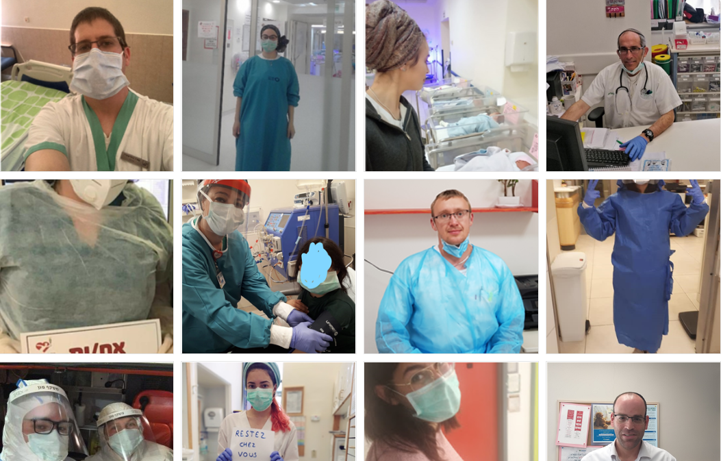 מרגש: הפנים של הלוחמים בחזית הקורונה