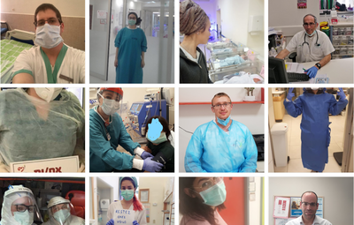 מרגש: הפנים של הלוחמים בחזית הקורונה