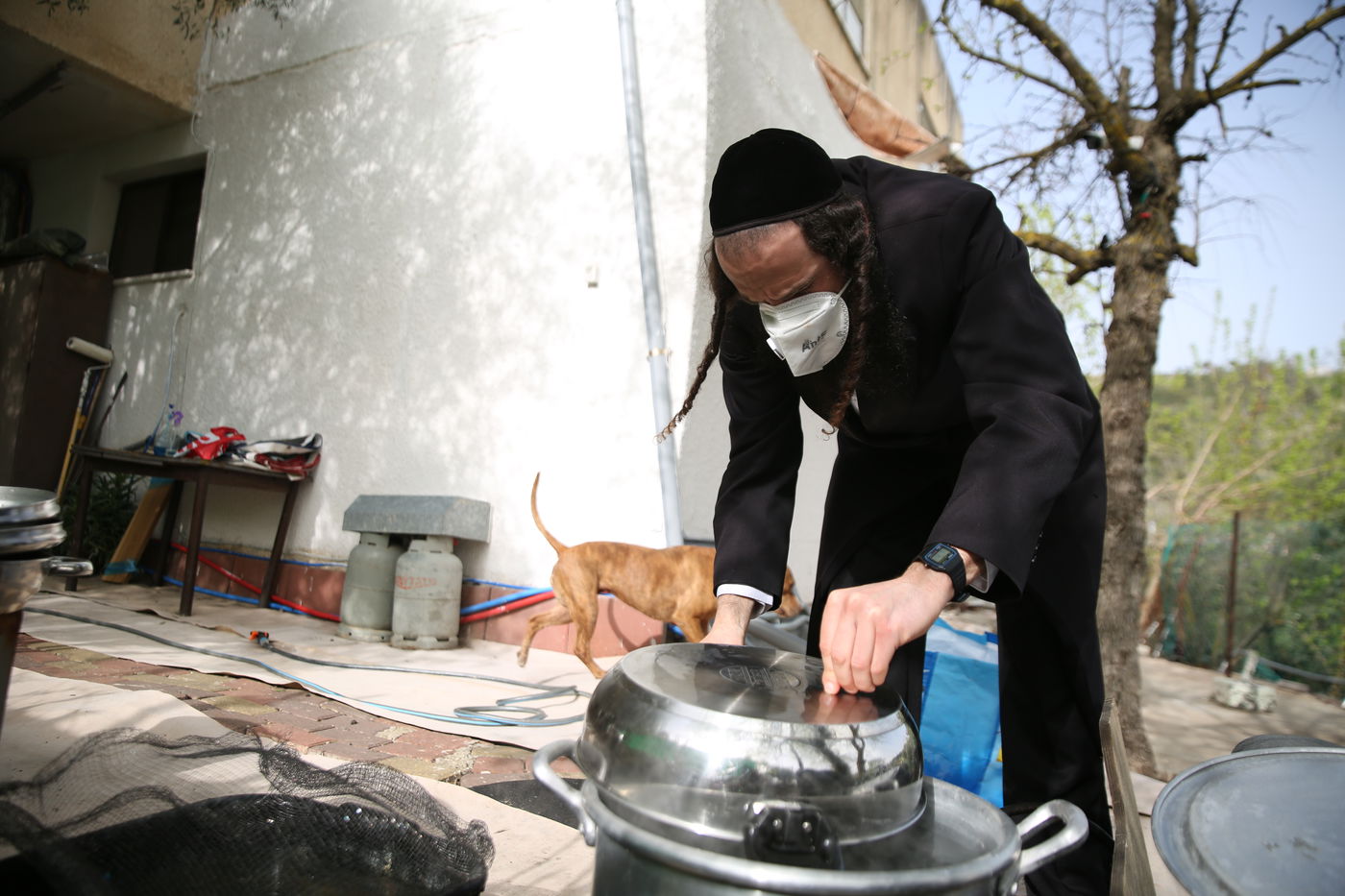 בצל ה'קורונה': כך הגעילו כלים בעיר צפת