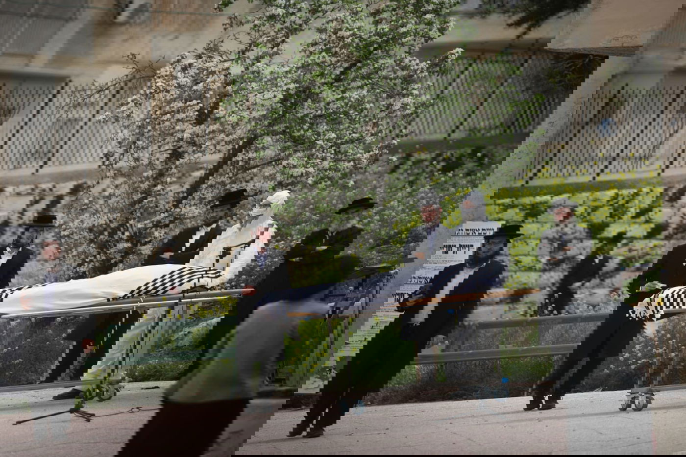 בצל ה'קורונה': כך "אבא של מירון" הובא למנוחות • גלריה