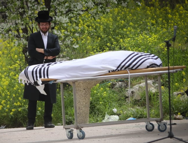 הלווית נפטר קורונה מירושלים