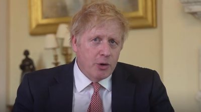 אחרי ששוחרר, בוריס ג'ונסון בסרטון ראשון