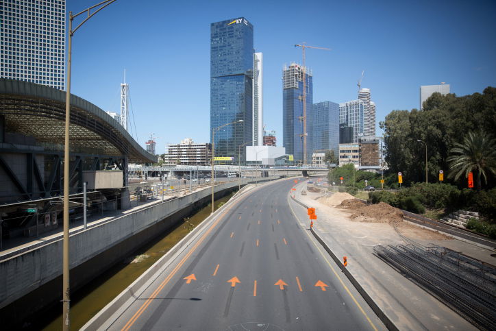 כביש איילון ריק בערב החג