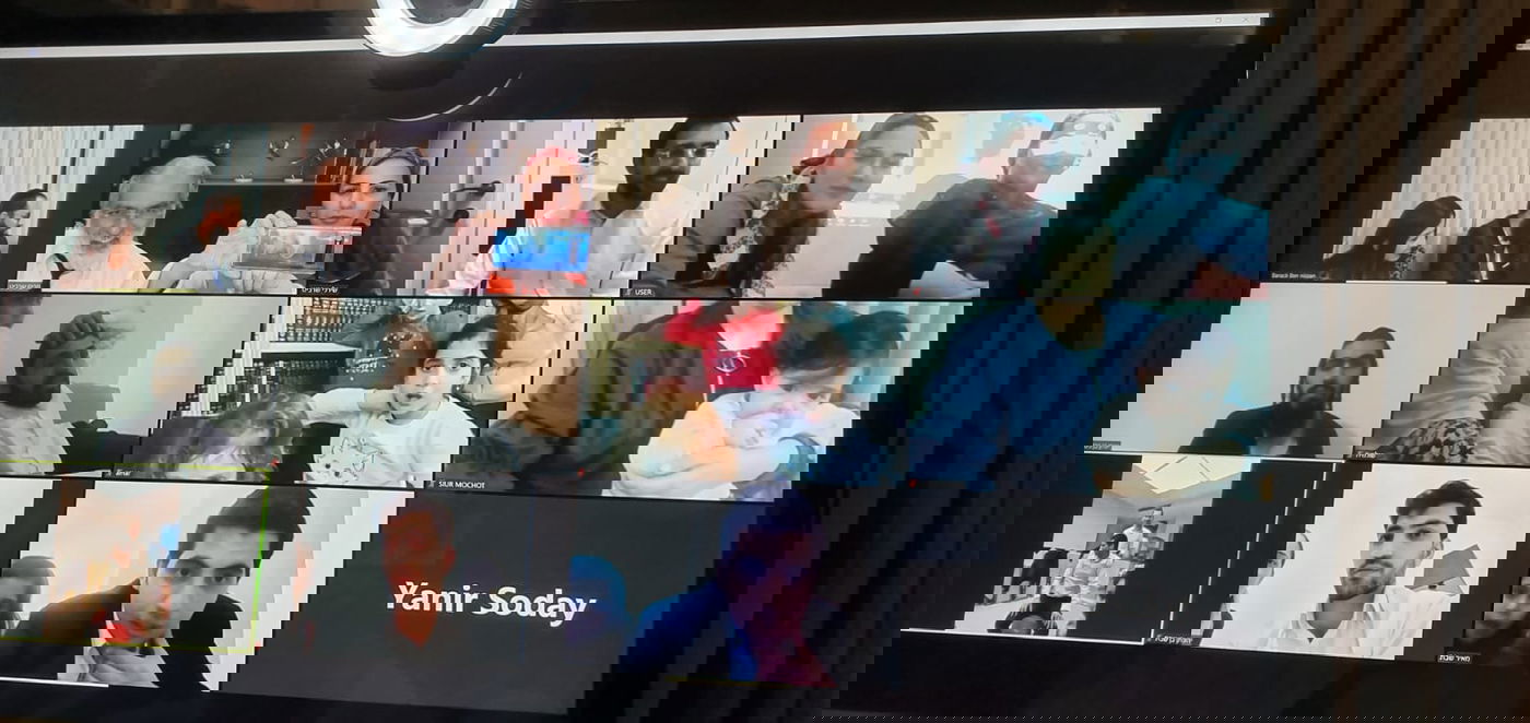 הראשל"צ הגר"ש עמאר חגג מימונה עם בני המשפחה באמצעות 'זום'