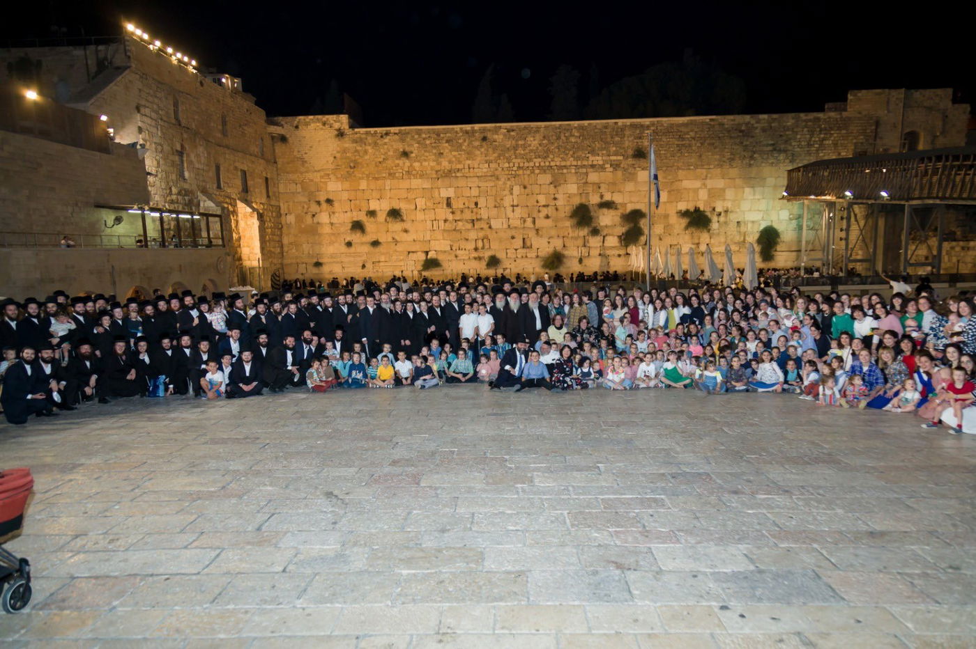משפחת אוביץ בכותל המערבי