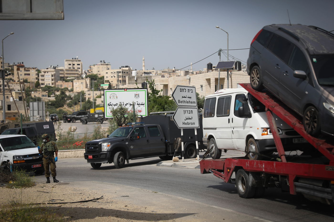גופת המחבל פונתה מזירת הפיגוע • תיעוד