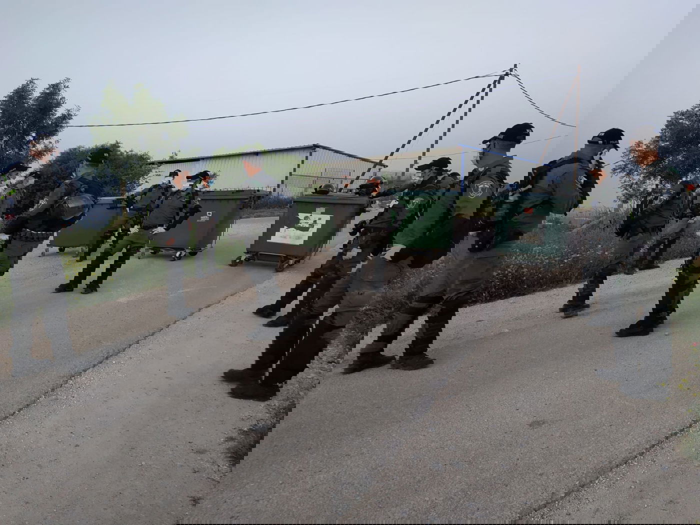 כוחות משטרה וצבא הורסים בתים ביצהר