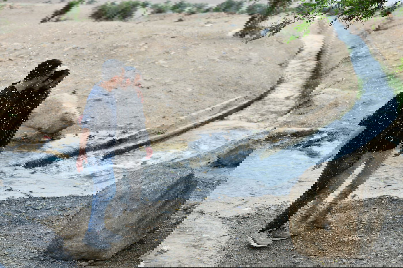 "איזו זרימה": צפו במפלי העוג'ה במבואות יריחו