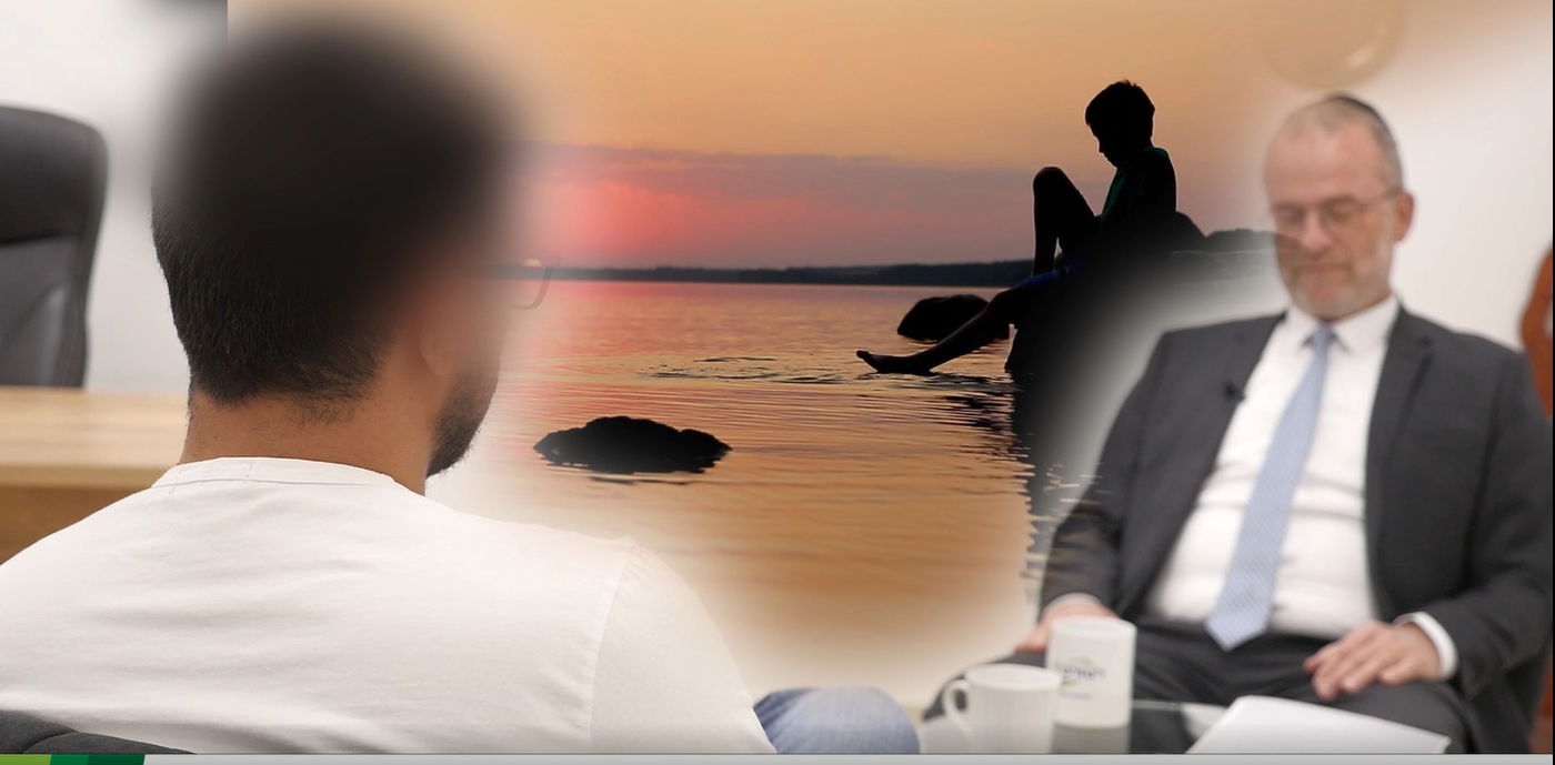 הרב אקשטיין בשיחה עם בעז