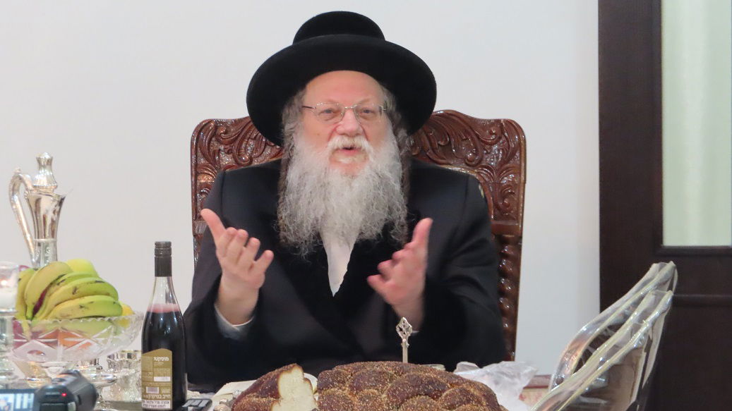 דרך הטלפון: כך ערך הרבי ממודז'יץ טיש. צפו