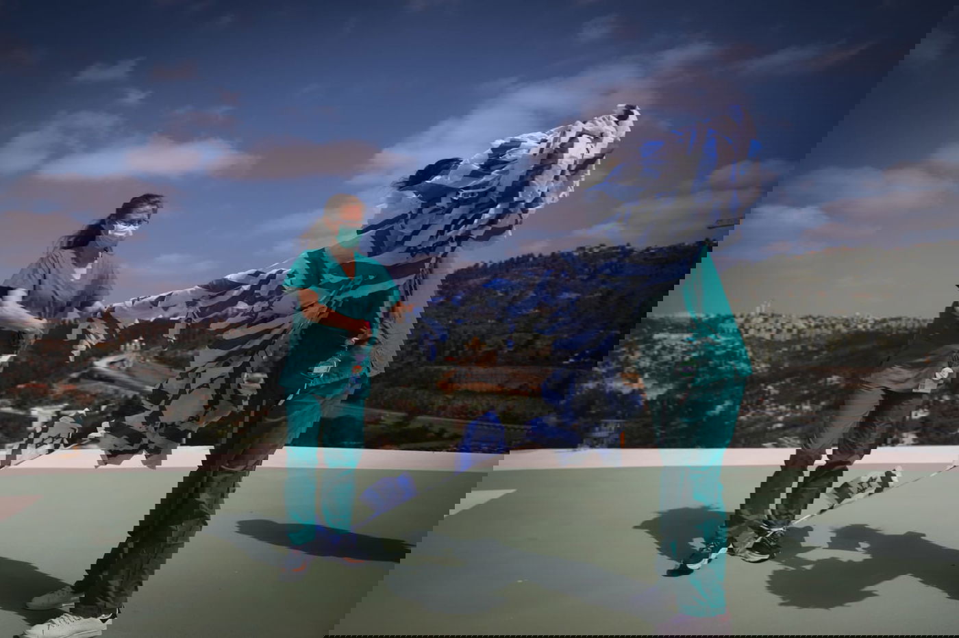 מעל בתי החולים בירושלים