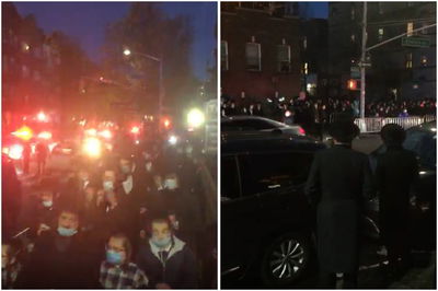 אלפים בהלווית הרבי; ראש העיר זעם ונזף